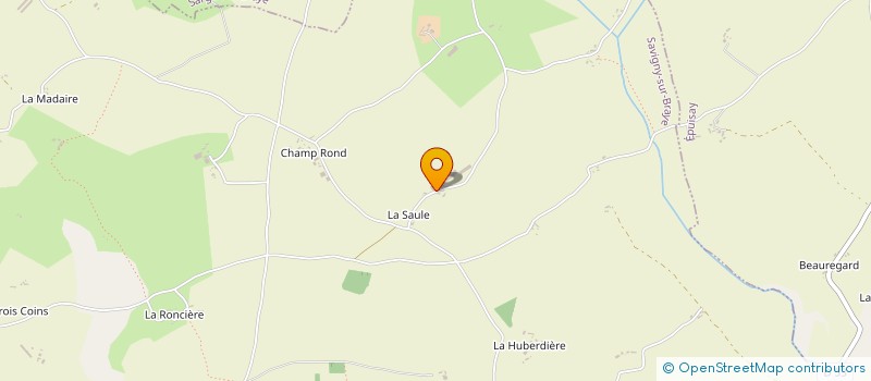 localisation de l'entreprise COURTEMANCHE  SAVIGNY SUR BRAYE