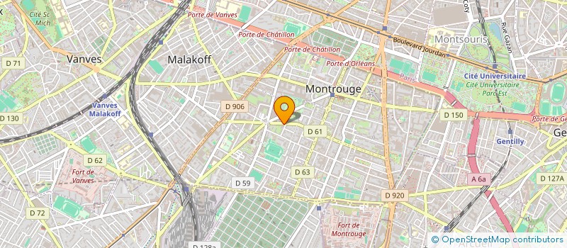 localisation de l'entreprise COURTEMANCHE DRUG DISCOVERY CONSULTING  MONTROUGE