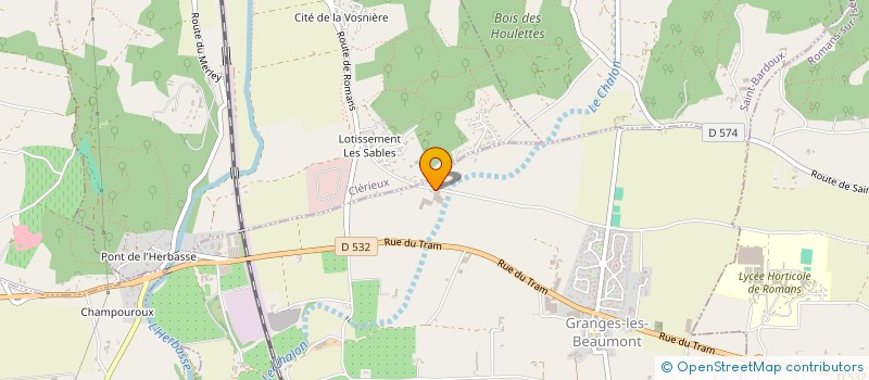 localisation de l'entreprise COURTHIAL  GRANGES-LES-BEAUMONT