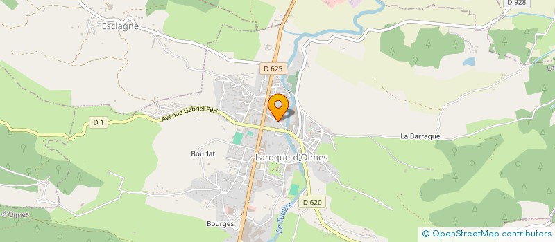 localisation de l'entreprise COURTHIEU COMPOSITES à LAROQUE-D'OLMES