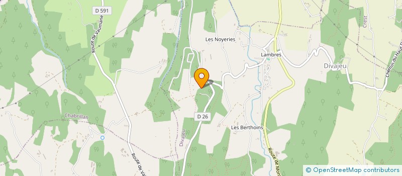 localisation de l'entreprise COURTIAL CHIZAT IMMO 26  DIVAJEU