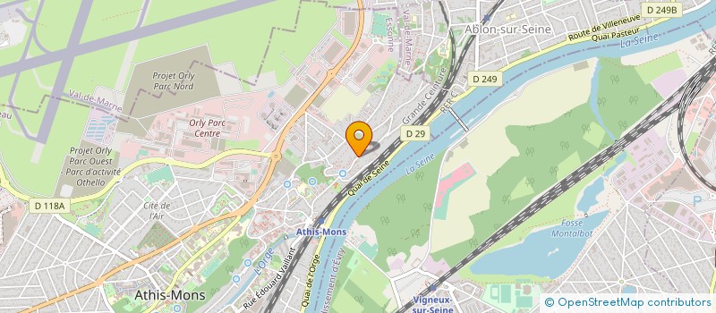 localisation de l'entreprise COURTIER EN INVESTISSEMENTS IMMOBILIERS à MORANGIS