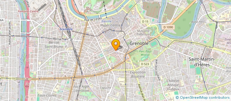 localisation de l'entreprise COURTIER EN SOLUTIONS à GRENOBLE