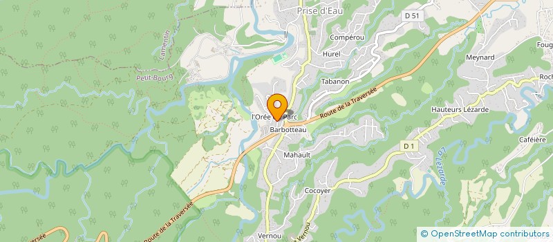 localisation de l'entreprise COURTIER EN TRAVAUX BATI ET AGENCEMENT à PETIT-BOURG