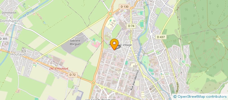 localisation de l'entreprise COURTIERLUDO25 à PONTARLIER