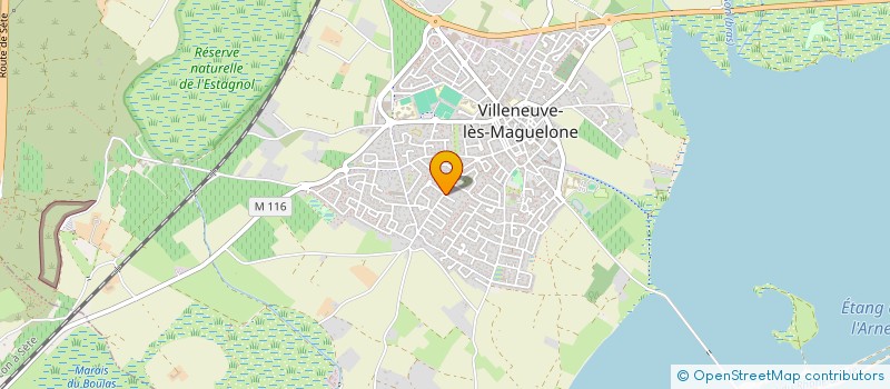 localisation de l'entreprise COURTIERS  VILLENEUVE-LES-MAGUELONE