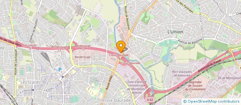 localisation de l'entreprise COURTIERS E & I - ENTREPRISES ET INDUSTRIES à TOULOUSE