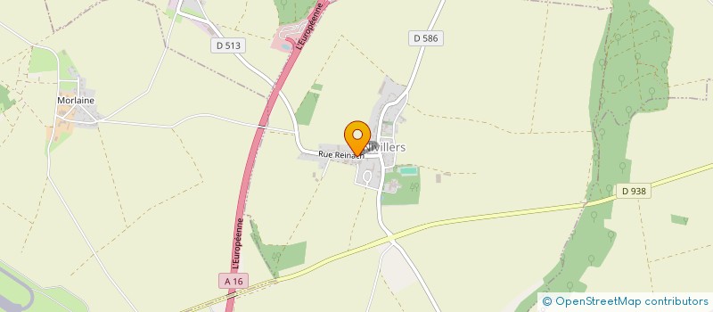 localisation de l'entreprise COURTILL'OEUFS à NIVILLERS