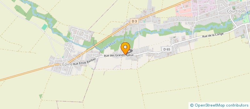 localisation de l'entreprise COURTILOC  COURTISOLS