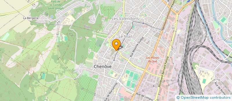 localisation de l'entreprise COURTIMMO  CHENOVE