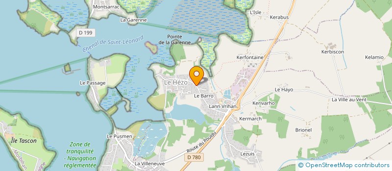 localisation de l'entreprise COURTIMMO à VANNES