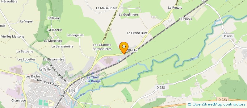 localisation de l'entreprise COURTIN à VAL-AU-PERCHE