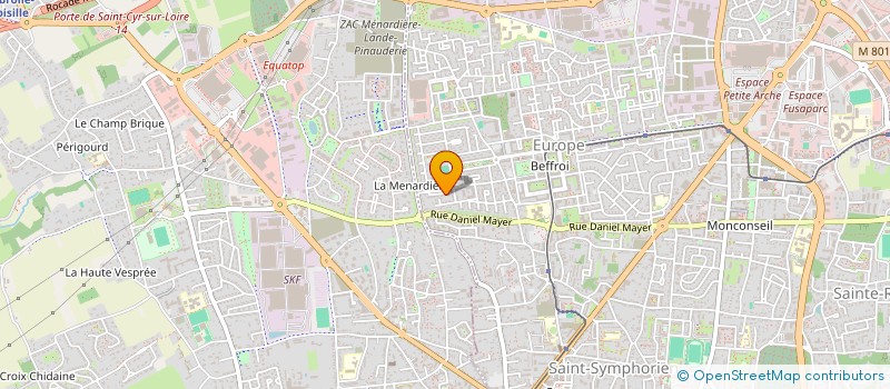 localisation de l'entreprise COURTIN AMENAGEMENT  TOURS