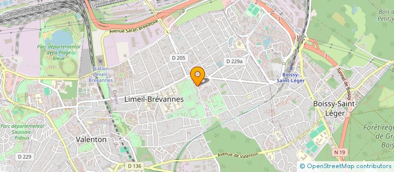 localisation de l'entreprise COURTIN PATRIMOINE à LIMEIL-BREVANNES
