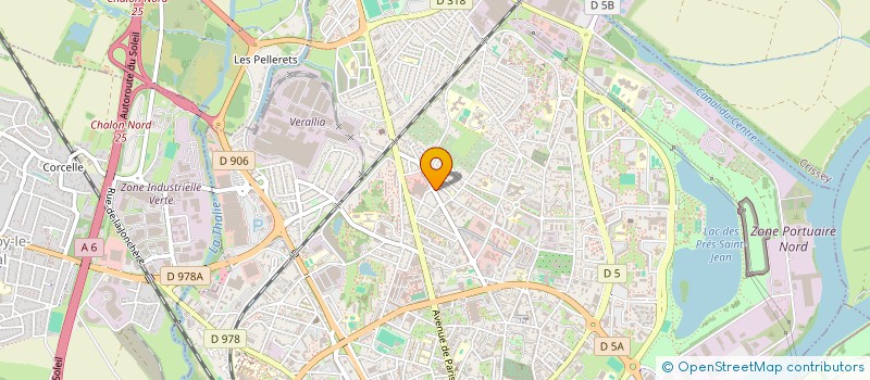 localisation de l'entreprise COURTIOL-RENARD à CHALON-SUR-SAONE