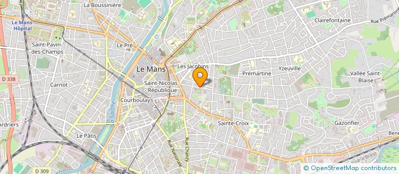 localisation de l'entreprise COURTIS LE MANS SARL à LE MANS