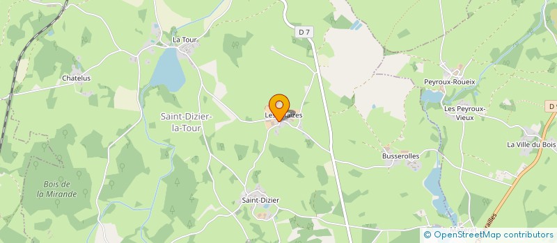 localisation de l'entreprise COURTITARAT ENERGIE à SAINT-DIZIER-LA-TOUR