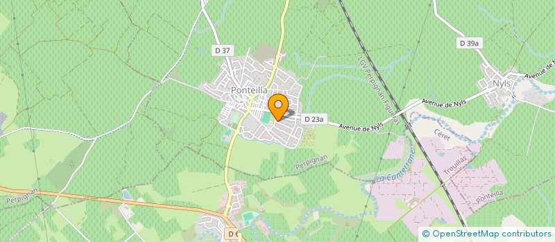 localisation de l'entreprise COURTOIS  PONTEILLA