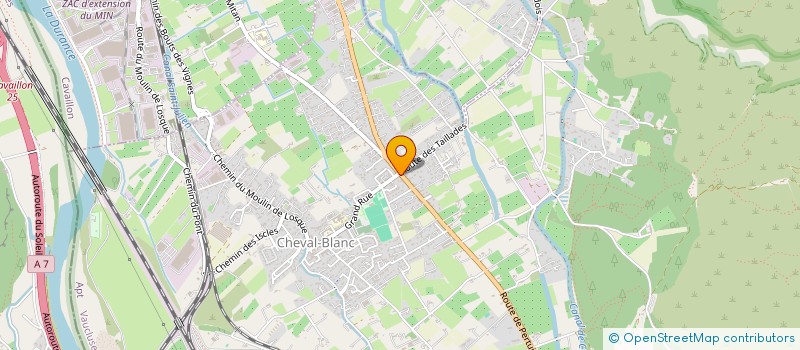 localisation de l'entreprise COURTOIS  CHEVAL-BLANC