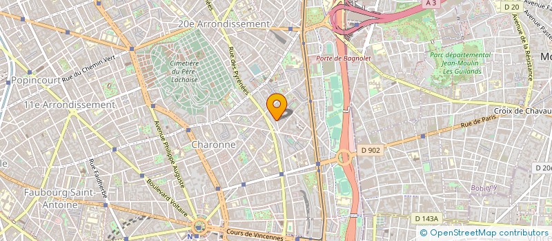 localisation de l'entreprise COURTOIS CIE à PARIS