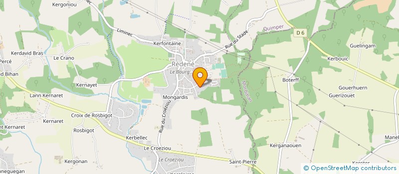 localisation de l'entreprise COURTOIS ELECTRICITE  REDENE