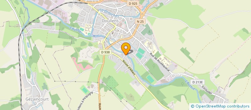 localisation de l'entreprise COURTOIS ET FOREAU à DOULLENS