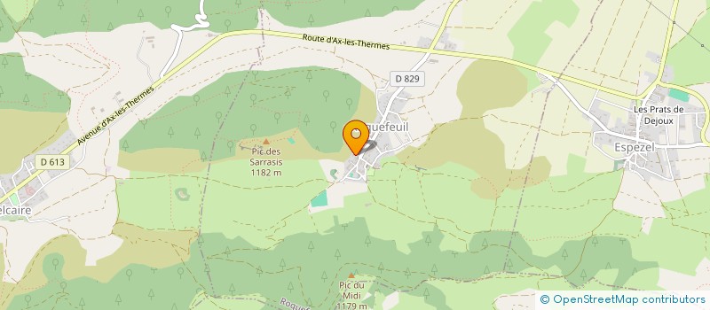 localisation de l'entreprise COURTOIS GERARD  ESPEZEL