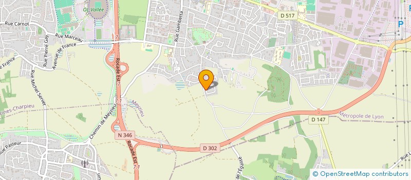 localisation de l'entreprise COURTOIS-LEVRON  MEYZIEU