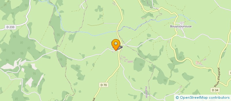 localisation de l'entreprise COURTOIS MARIE FRANCE ET PIERRE  HUPARLAC