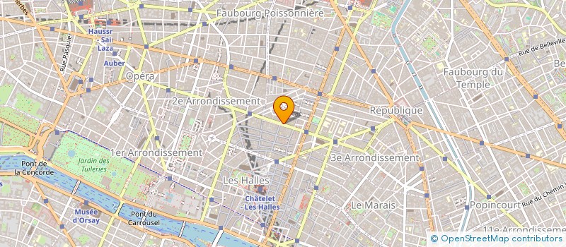 localisation de l'entreprise COURTOISIE à PARIS