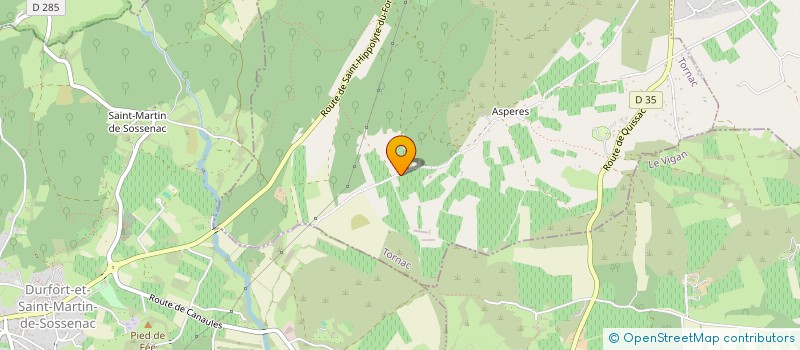 localisation de l'entreprise COURTOISIE  TORNAC