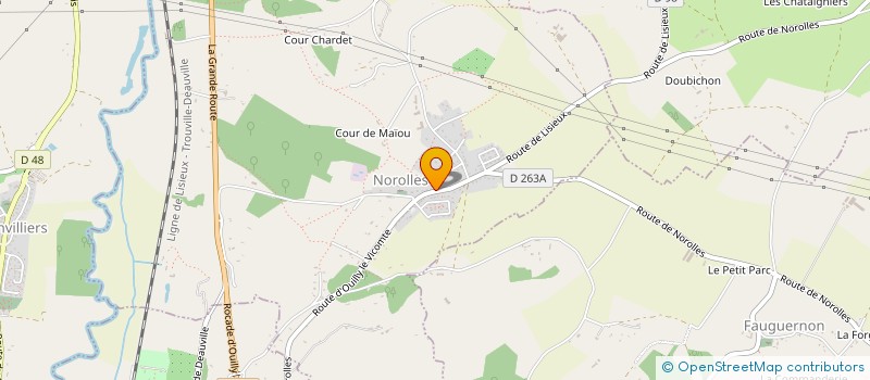 localisation de l'entreprise COURTONNE-GLOS KARATE DO  COURTONNE-LA-MEURDRAC