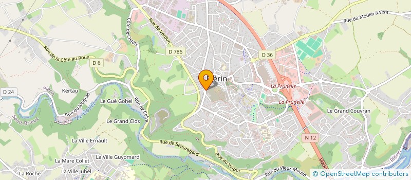 localisation de l'entreprise COURTOT  PLERIN