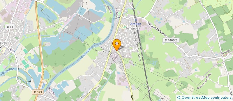 localisation de l'entreprise COURTS  MONCE-EN-BELIN