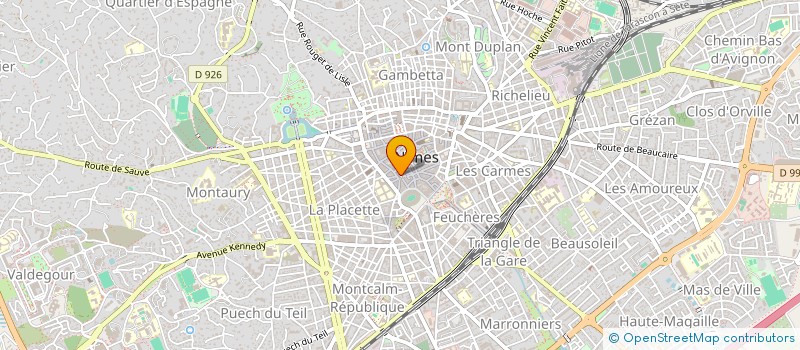 localisation de l'entreprise COURTS TOUJOURS à NIMES
