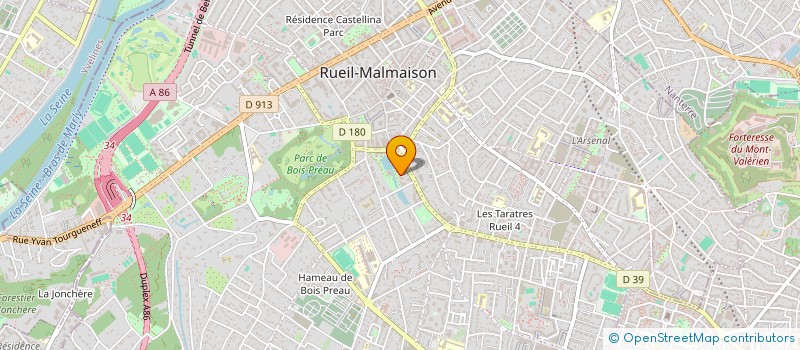 localisation de l'entreprise COURTSIDE MEDIA à RUEIL-MALMAISON