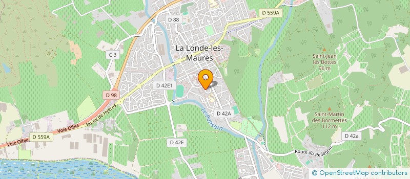 localisation de l'entreprise COURTY à BORMES-LES-MIMOSAS