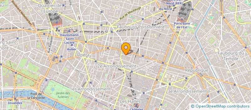 localisation de l'entreprise COURTY PARTICIPATIONS  PARIS