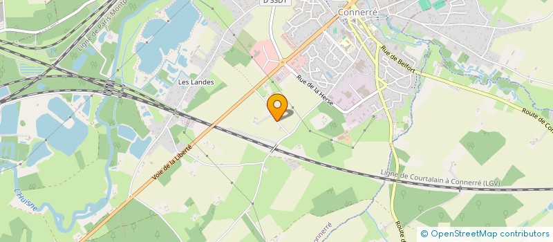 localisation de l'entreprise COURVALAIN1  LA CHAPELLE SAINT-REMY