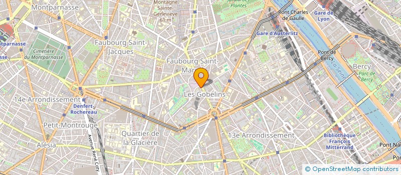 localisation de l'entreprise COUSCOUS GOBELINS  PARIS
