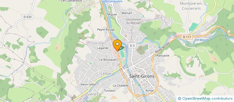 localisation de l'entreprise COUSERANOT à SAINT-GIRONS