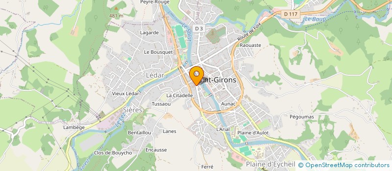 localisation de l'entreprise COUSERANS DELICES à SAINT-GIRONS