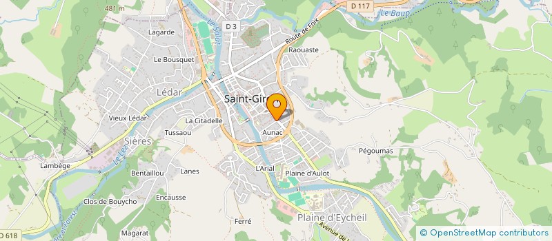 localisation de l'entreprise COUSERANS-PALESTINE à SAINT-GIRONS