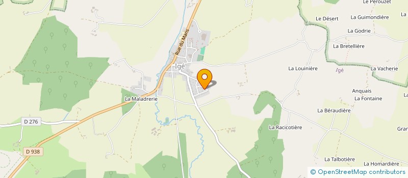 localisation de l'entreprise COUSETTE à BELLEME