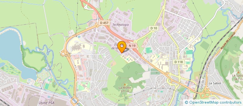 localisation de l'entreprise COUSIN  VESOUL