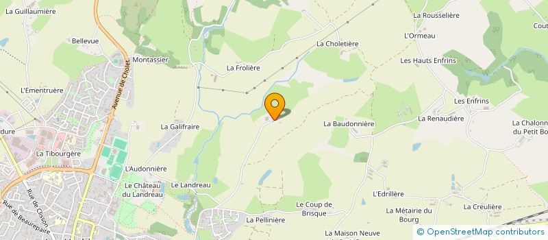 localisation de l'entreprise COUSIN à LES HERBIERS