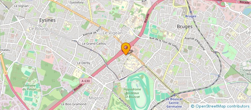 localisation de l'entreprise COUSIN  EYSINES