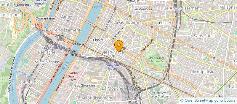 localisation de l'entreprise COUSIN-BELLET  LYON