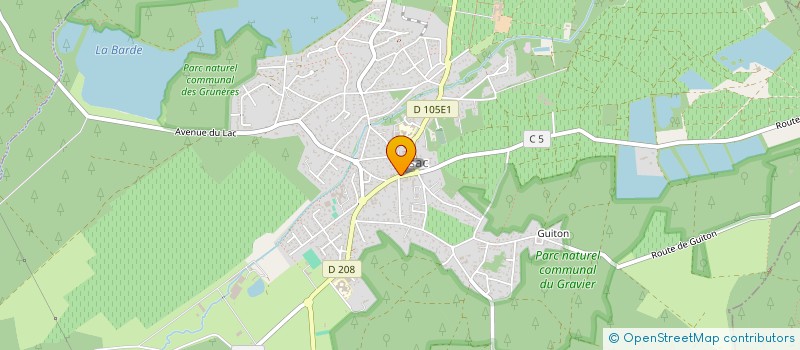 localisation de l'entreprise COUSIN DE LAGUNATE  ARSAC