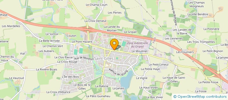localisation de l'entreprise COUSIN-DELALANDE à SAINT-GILLES